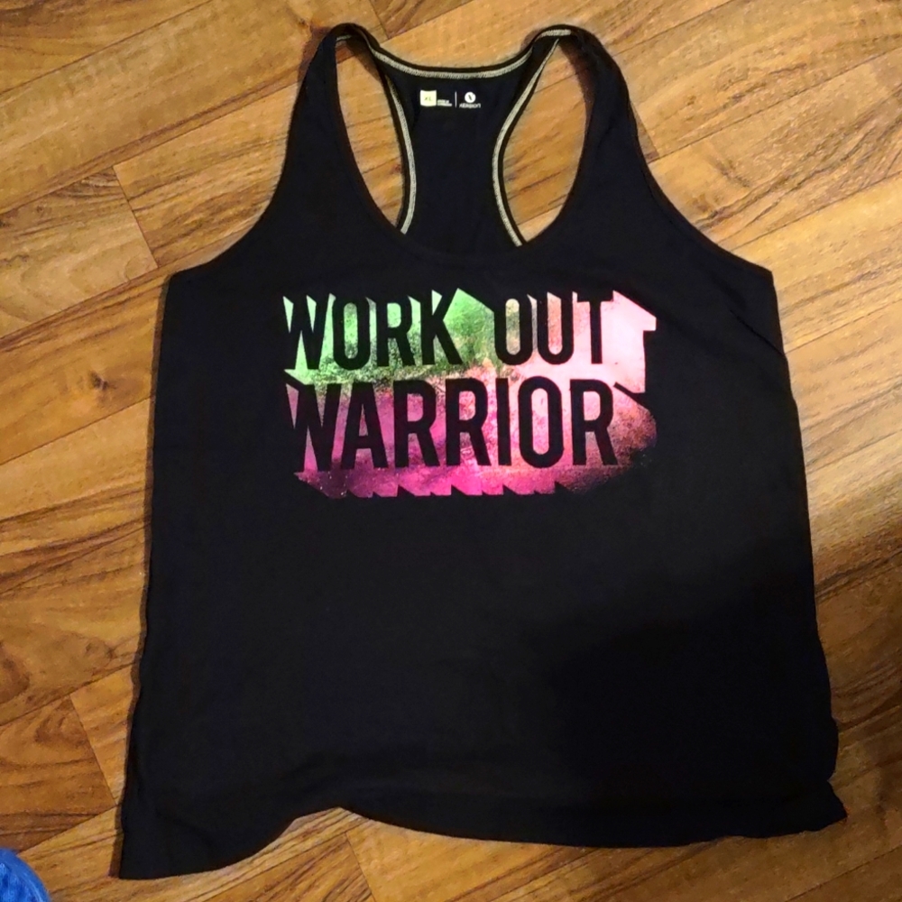 Xersion xl racer back workout top